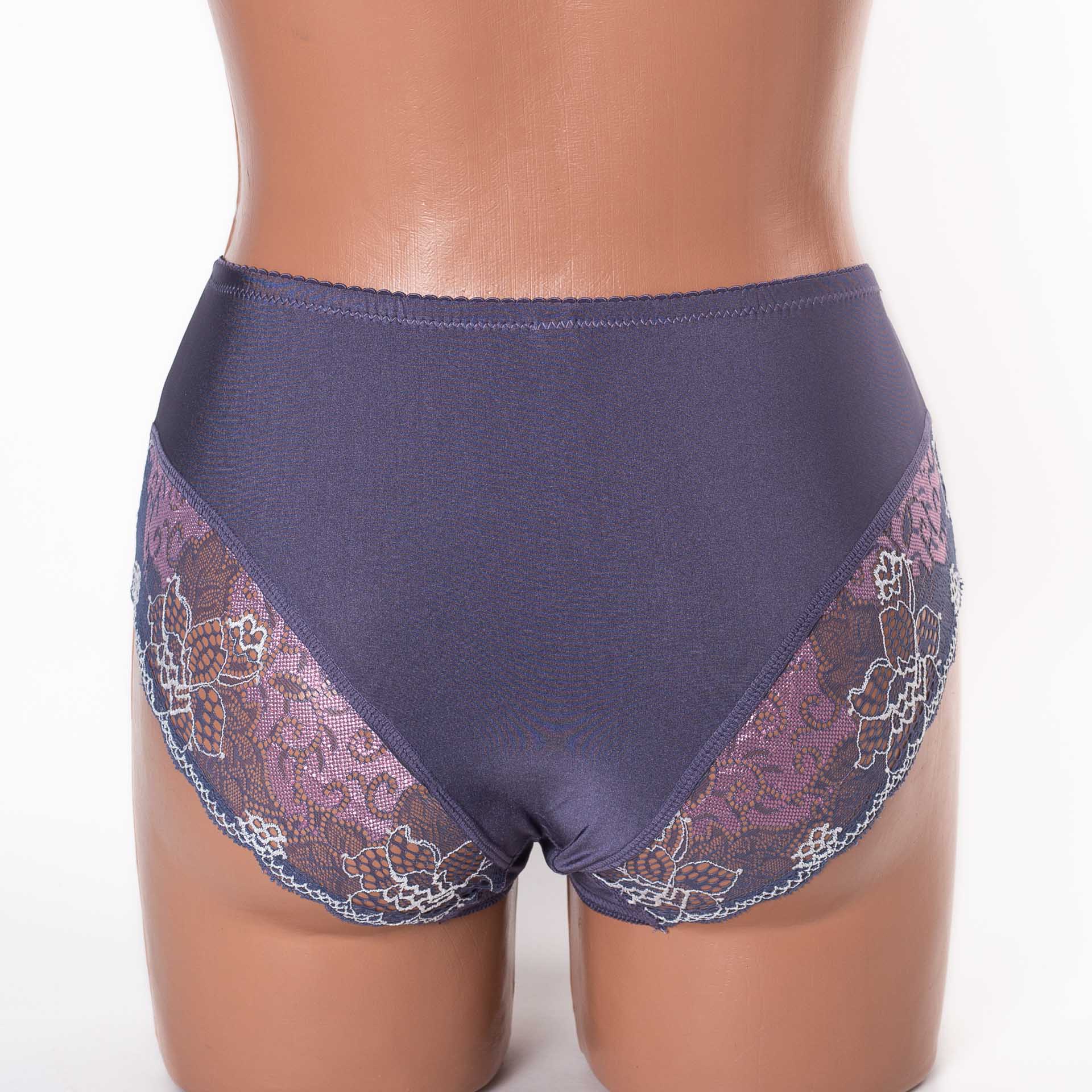  Жіночі труси Lanny mode мікрофібра з мереживом 51022 джинс 3948-5